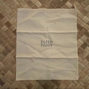 EILEEN FISHER 100% COTTON 12.15” x 14.5” DUST BAG - NEW AND UNUSED